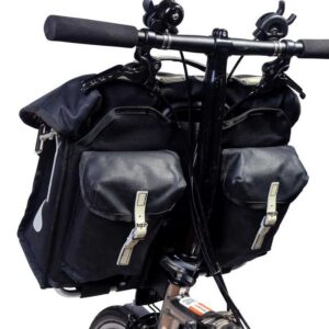 Carradice Original City Folder con Brompton Front Carrier Frame Standard