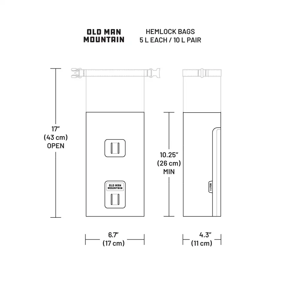 Old Man Mountain Hemlock 5L con FLiP Cages