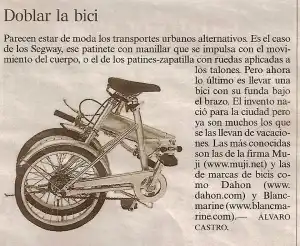 BlancMarine en el periodico El País