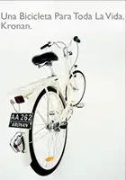 Publicidad Kronan bicicleta clásica Publicidad Kronan bicicleta clásica