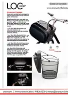 Publicidad LocGear cesta con candado Publicidad LocGear cesta con candado