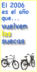 Publilcidad online bicicletas Pilen Vuelven las suecas